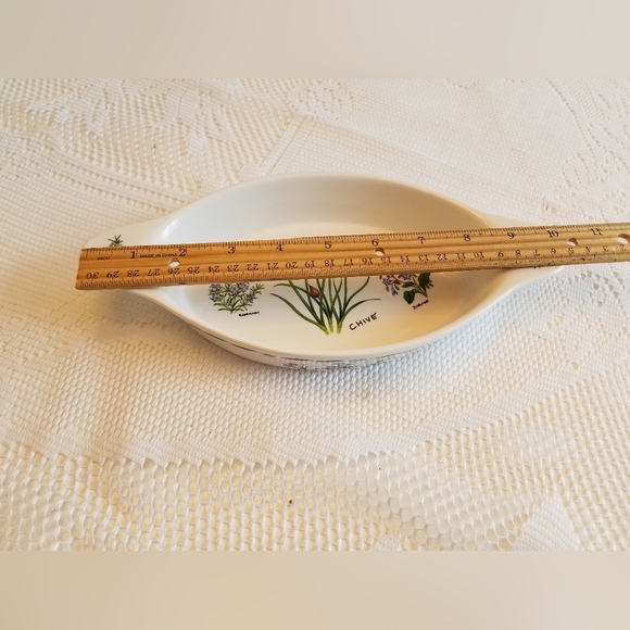 Kent Pottery Collection Au Gratin Ceramic Dish Herbs - Picture 7 of 8